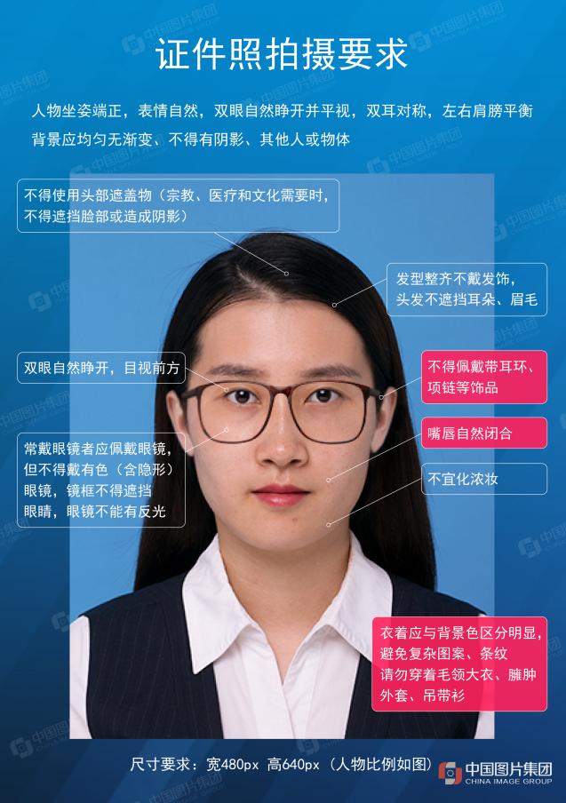 江西省成人高考网上报名免冠电子证件照片要求
